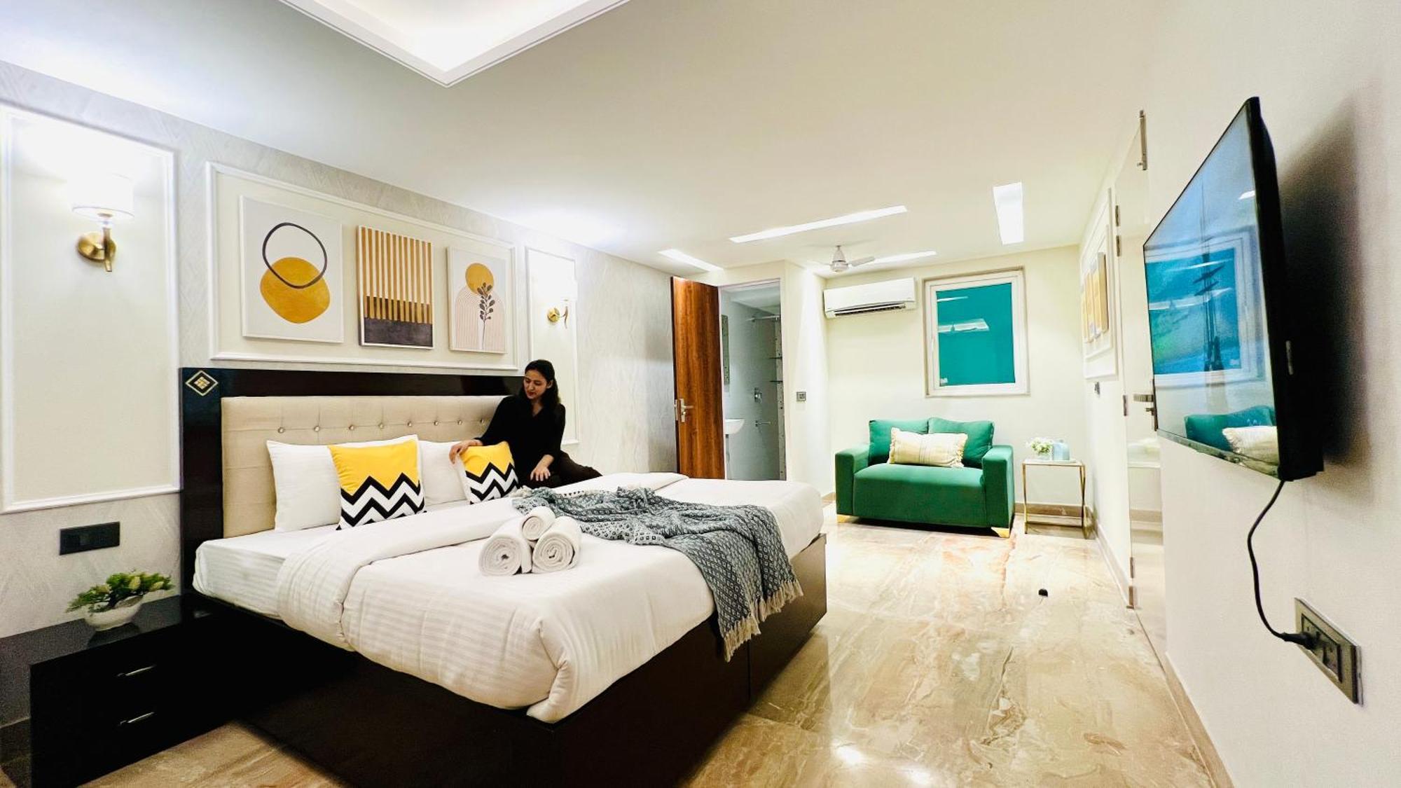 Zen Suites Gurgaon - Luxe Stays Collection Номер фото